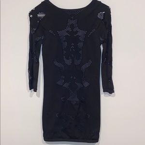 Free People Fitted Black Dress